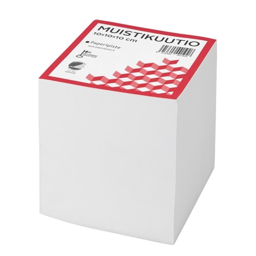Muistilappu Muistikuutio Paperipiste 10x10x10cm 80g, hinta 8,06€