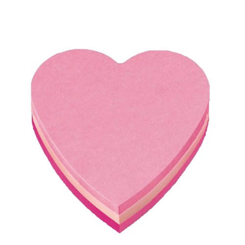 Muistilappu Post-it® 2007h sydän 3 pinkin sävyä, hinta 5,26€