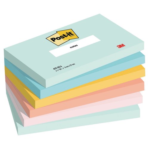 Muistilappu Post-it® 76 x 127 mm beach 1 kpl=6 nidettä, hinta 15,26€
