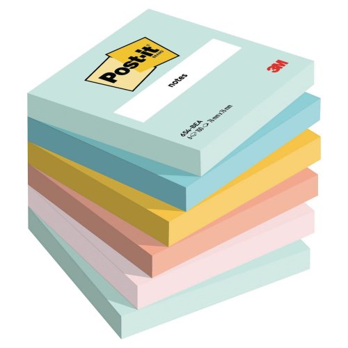 Muistilappu Post-it® 76 x 76 mm beach 1 kpl=6 nidettä, hinta 11,56€
