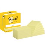 Muistilappu Post-it 76x127mm keltainen 12 kpl