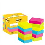 Muistilappu Post-it Energetic 38x51mm värilajitelma 12 kpl