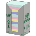 Muistilappu Post-it Recycled 38x51mm pastellivärit 24 kpl