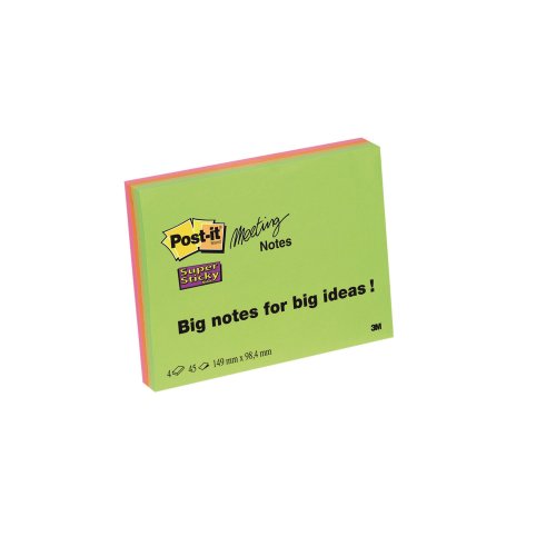 Muistilappu Post-it® super sticky a6 värilajitelma 4kpl, hinta 6,93€