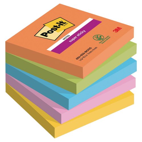 Muistilappu Post-it® super sticky boost 76 x 76 mm, hinta 9,73€