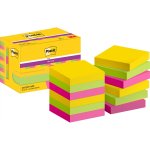Muistilappu Post-it Super Sticky Carnival 47x47mm 12 kpl