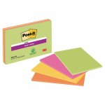 Muistilappu Post-it® super sticky meeting notes a5 4kpl