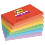 Muistilappu Post-it® super sticky playful 76 x 127 mm