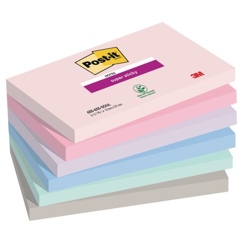 Muistilappu Post-it® super sticky soul 76 x 127 mm, hinta 15,16€