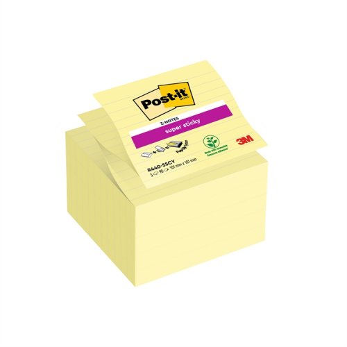 Muistilappu Post-it Super Sticky Z-Notes 101x101mm viivat, hinta 3,71€