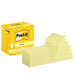 Muistilappu Post-it Z-Notes 76x127mm keltainen 12 kpl