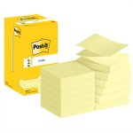 Muistilappu Post-it Z-Notes 76x76mm keltainen 12 kpl