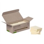 Muistilappu Q-CONNECT Recycled FSC 38x51mm keltainen /12