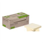 Muistilappu Q-CONNECT Recycled FSC 76x76mm keltainen /12