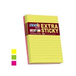 Muistilappu Stickn Extra Sticky 101x150mm värilaj 3 kpl