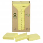 Muistilappu Torni Post-it® eko 38 x 51mm keltainen 24kpl