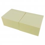 Muistilappukuutio Lyreco premium 75 x 75mm keltainen 1 kpl=2 nidettä 2kpl