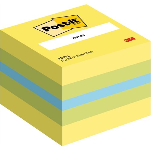 Muistilappukuutio Post-it 2051-L 51x51mm värilajitelma, hinta 4,23€