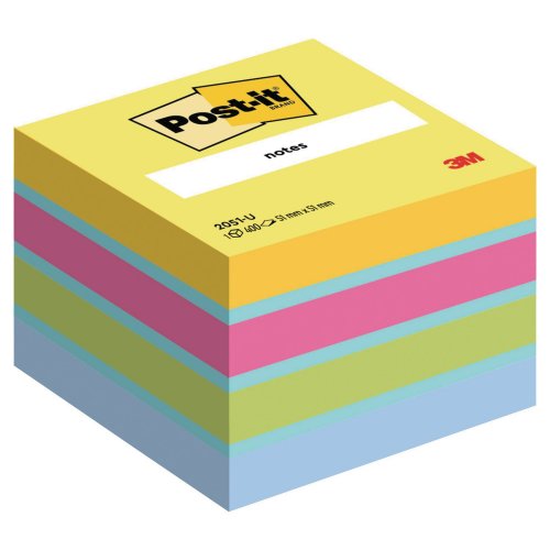 Muistilappukuutio Post-it® 51 x 51mm ultraväri, hinta 3,74€