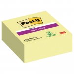 Muistilappukuutio Post-it super sticky 76 x 76mm, kanariankeltainen