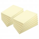 Muistilaput Lyreco 75 x 125mm keltainen 12kpl