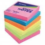 Muistilaput Lyreco 75 x 75mm brilliant 6kpl