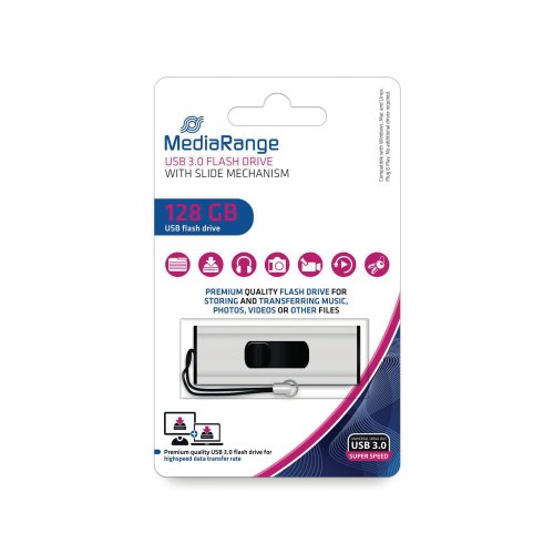Muistitikku Mediarange usb 3.0 128gb, hinta 11,71€