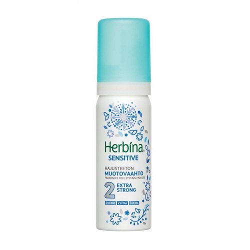 Muotovaahto Herbina Sensitive 50 ml, hinta 2,29€