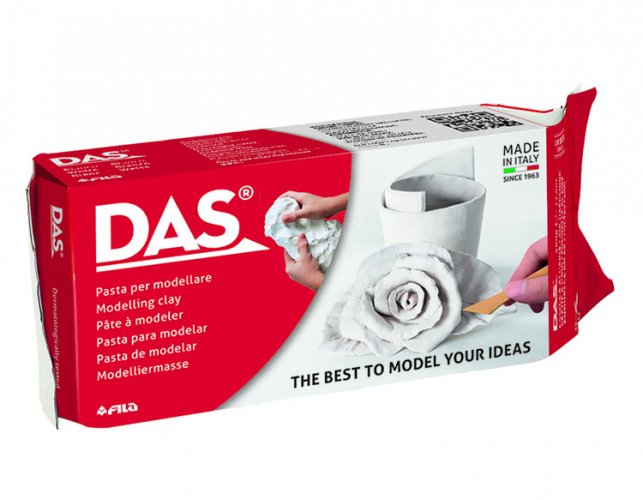 Muovailumassa DAS 1 kg valkoinen, hinta 4,06€
