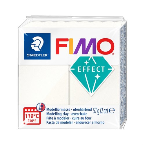 Muovailumassa Staedtler FIMO effect Metallic 57 g helmiäinen, hinta 2,38€