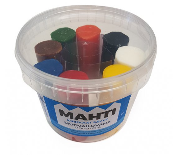 Muovailuvaha Wennström Mahti 500 g värilajitelma, hinta 14,22€