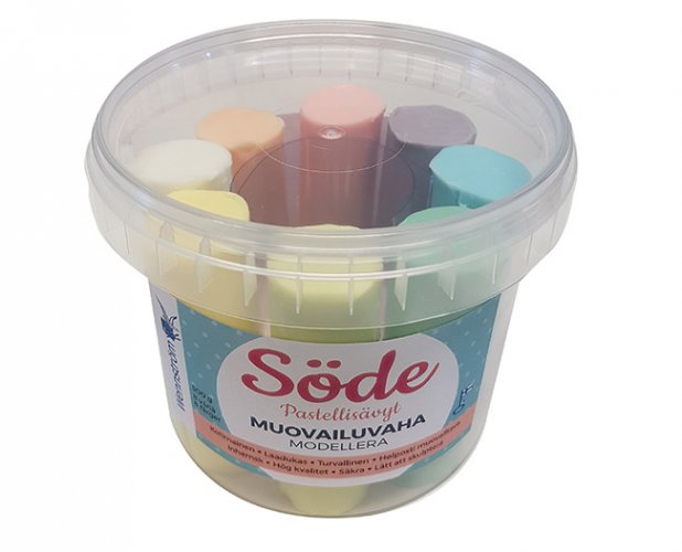 Muovailuvaha Wennström Söde 500 g pastellivärilajitelma, hinta 14,22€