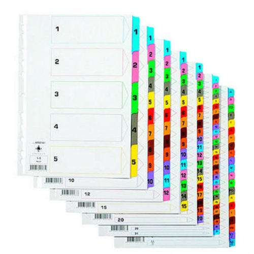 Muovikielivälilehti Q-CONNECT A4 A-Ö, hinta 1,46€