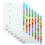 Muovikielivälilehti Q-CONNECT A4 A-Ö