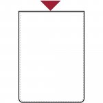 Muovikotelo 84 x 110mm ylhäältä auki 100kpl