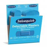 Muovilaastari Salvequick 51030126 perus/sormenpää sininen