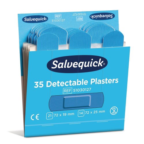 Muovilaastari Salvequick 51030127 sininen 210kpl, hinta 58€