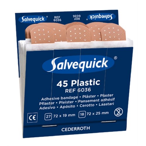 Muovilaastari Salvequick 6036 /6x45, hinta 29,54€