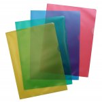 Muovitasku A4 105 mic appelsiinipintainen keltainen /100