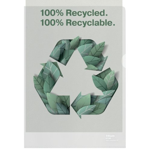 Muovitasku Esselte recycled a4 100mic appelsiini matta 1 kpl=100 taskua 100kpl, hinta 21,95€