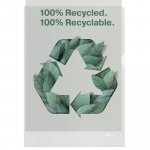 Muovitasku Esselte recycled a4 100mic appelsiini matta 1 kpl=100 taskua 100kpl