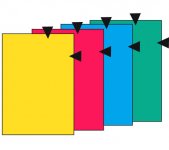 Muovitasku KP A4 105 mic appelsiinipinta sininen /100