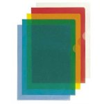 Muovitasku Q-CONNECT A4 120 mic PP app. sininen LPS /100