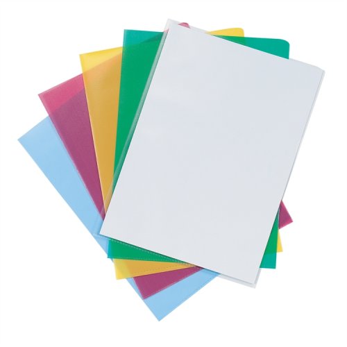 Muovitasku Q-CONNECT A4 120 mic PP värilaj. appelsiini /100, hinta 17,93€