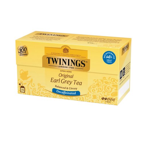 Musta Tee Twinings earl grey kofeiiniton 25kpl, hinta 6,11€