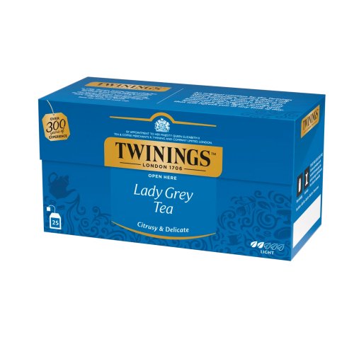 Musta Tee Twinings lady grey 25kpl, hinta 5,42€