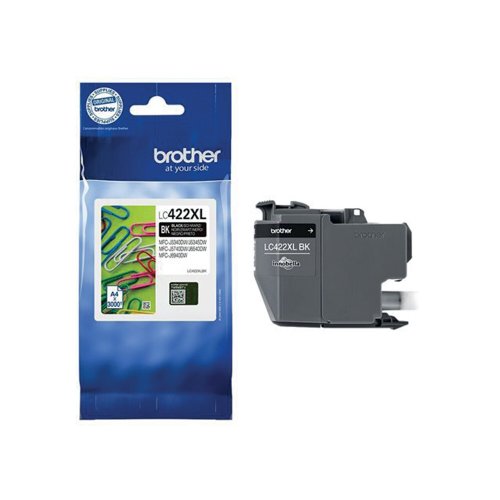Mustekasetti Brother LC422XLBK musta värikasetti, hinta 53,04€