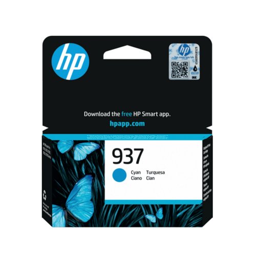 Mustekasetti HP 937 4S6W2NE syaani värikasetti, hinta 27,90€