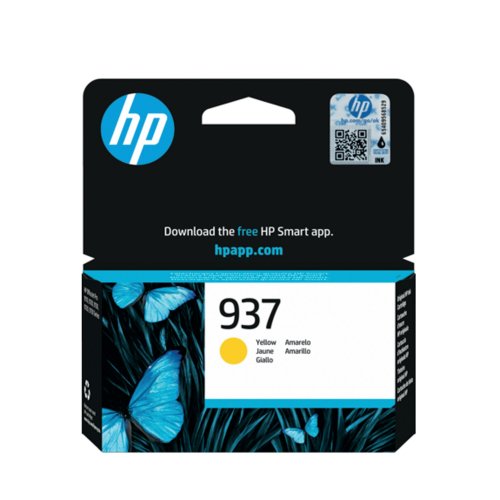 Mustekasetti HP 937 4S6W4NE keltainen värikasetti, hinta 27,90€
