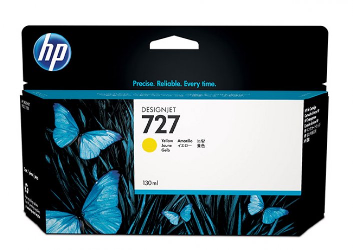 Mustekasetti HP B3P21A yellow No. 727 130ML värikasetti, hinta 101,24€